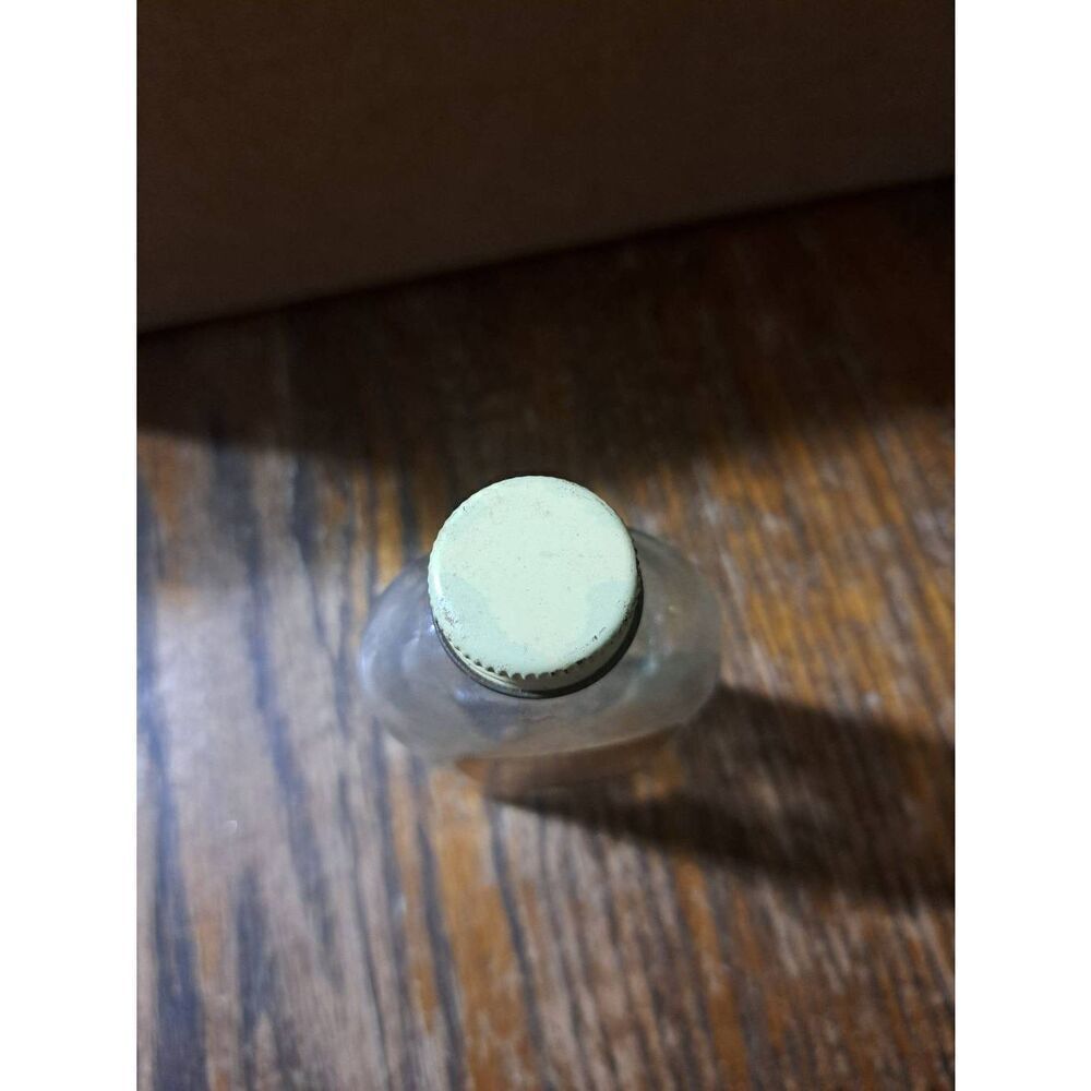 Vintage St Josephs Aspirin Clear Glass Bottle with Lid and Label Apothecary - Picture 3 of 4